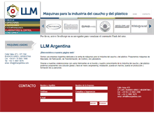 Tablet Screenshot of llmargentina.com